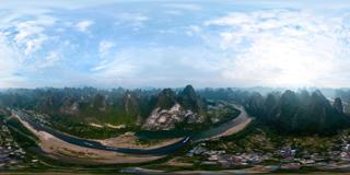 阳朔漓江九友画山 (3)_全景